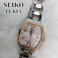 【稼働】セイコー ルキア 時計電波 ソーラー トノー アラビアン ドレスウォッチ