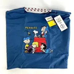 PEANUTS スヌーピー D.KELLY 刺繍 ネイビー タグ付き