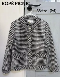 新品⭐︎ロペピクニック ツイードジャケット セレモニー 38サイズ Mサイズ