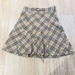 人気》バーバリー 巻きスカート ラップスカート ノバチェック メガ