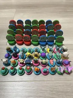 ポケモンフィギュア　ポケモンスタンプ　64個　まとめ売り