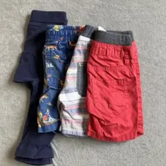80サイズ 半ズボン4点セット