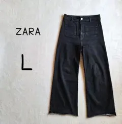 ZARA　THE PATCH POCKETS MALINE STRAIGHT　L