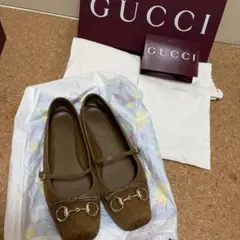 GUCCI★グッチ ホースビット★フラットバレエシューズのサムネイル