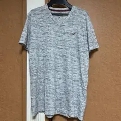 【ホリスター 】グレー Vネック Tシャツ