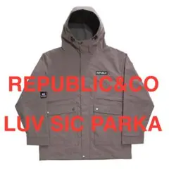 REPUBLIC&COリパブリックLUVSICPARKAジャケットパーカーウェア