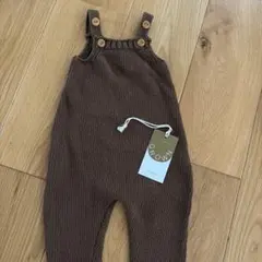 GROWN オーガニックコットン ニット ロンパース