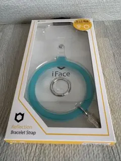 iFace リフレクションシリコン　ハンドストラップ　クリアブルー　値下げ