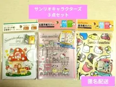 サンリオキャラクターズ お薬手帳カバー 診察券ケース 3点セット キティ