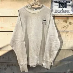 90's "Lee CROSSGRAIN"霜降りグレースウェット トレーナー L