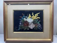 天然石アート 額装 花束モチーフのサムネイル