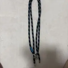 ano あのちゃん あの スマホショルダーストラップ ブラック×ブルー グッズ