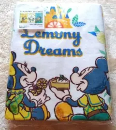 ディズニーリゾート　レモン　ドリーム　ミッキー　ミニー　ワイドバスタオル