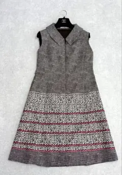 Rene ルネ ★定価6万★ イタリア製生地 タグ有 春夏ワンピース 36 Rene ルネ ☆定価6万☆ イタリア製生地 タグ有 春夏ワンピース 36