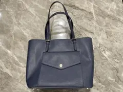 マイケルコース　ネイビー トートバッグ