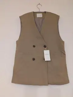 新品　Ray Cassin ベスト ジレ ベージュ　レイカズン