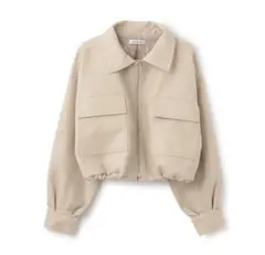 新品160　ラブトキシック　合皮ショートジャケット　アイボリー