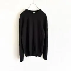 A1093 ZARA ニット　セーター　長袖　ブラック　黒　大人　シンプル