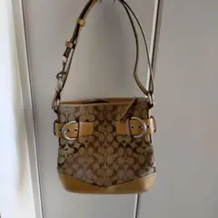 コーチ ブラウン ショルダーバッグ