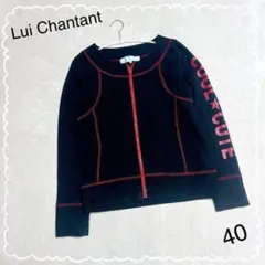 【ルイシャンタン】 ジャケット　フルジップ (40) トラックジャケット風 黒