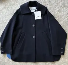 値下げ 新品 ENFOLD FLAT-COLLAR COAT コート 36