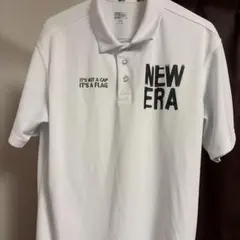 NEW ERA ポロシャツ ホワイト　Lのサムネイル