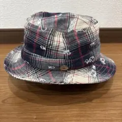50㎝　チェック柄 バケットハット