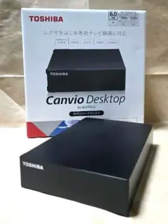 東芝 バッファロー製 外付けHDD 6TB HD-TDA6U3-B