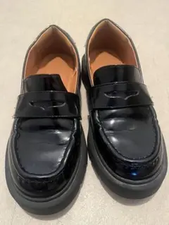 黒のローファー　UNIQLO :C 23cm