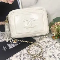 CHANEL シャネル【美品】カメラバッグ デカココ フリンジ ショルダーバッグのサムネイル