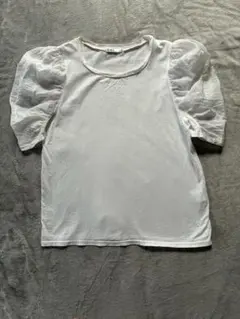 GRL パフスリーブ 半袖Tシャツ ホワイト M