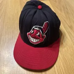 希少 NEW ERA キャップ　インディアンス　ワフー酋長ロゴ wine-king_2877100000039002