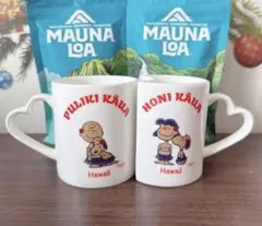 新品　ハワイ限定　モニホノルル ペアマグカップ 日焼けスヌーピー SNOOPYのサムネイル