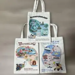 アメリカテーマパークトートバッグ3点セット