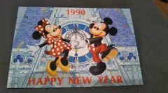 ディズニー　ハガキ　ポストカード　年賀　昔