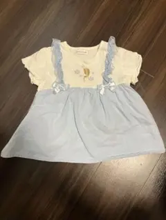 mamarakuフリル付きTシャツ アナ雪 エルサ