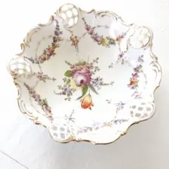 ドレスデン 透かし彫り ロココ　プレートのサムネイル