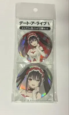 デート・ア・ライブV ホログラム缶バッジ 時崎狂三 2個セット - メルカリ