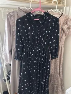 evelyn ワンピース 花柄ロングワンピース