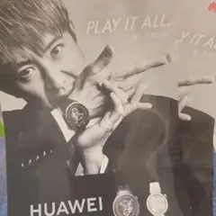 木村拓哉クリアファイル　HUAWEI ファーウェイ　新品・非売品　2枚セット