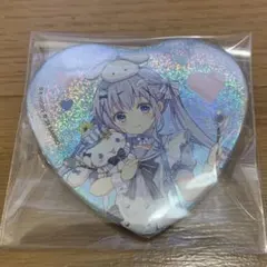 ごちうさ ご注文はうさぎですか？ サンリオ 缶バッジ チノ ご注文はうさぎですか？ サンリオ コラボ チノ 缶バッジ 等身イラスト