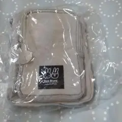 スタディオクリップ ミッフィー キルトお財布 ショルダーバッグ　ベージュ