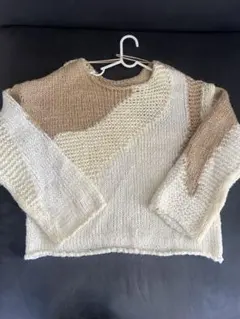 ZARA アシンメトリックニットセーター