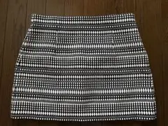 ZARA 幾何学模様 台形ミニスカート