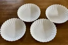 【橘吉】薄水色菊花皿 4枚セット