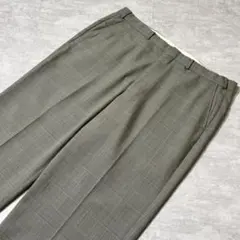 70s vintage グレンチェック ワイド スラックス TALON