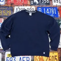 RUSSELL ATHLETIC ラッセル スウェット L 無地 Vガゼット