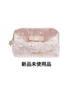 Maison de FLEUR スタープリントスクエアポーチ ピンク