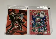 ブラックチャンネル　キャラクリアケース　クリスマス　ブラック　2点