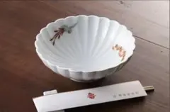 明治記念館×深川製磁オリジナル　料理鉢　 菊鳳凰　菊割鉢のサムネイル